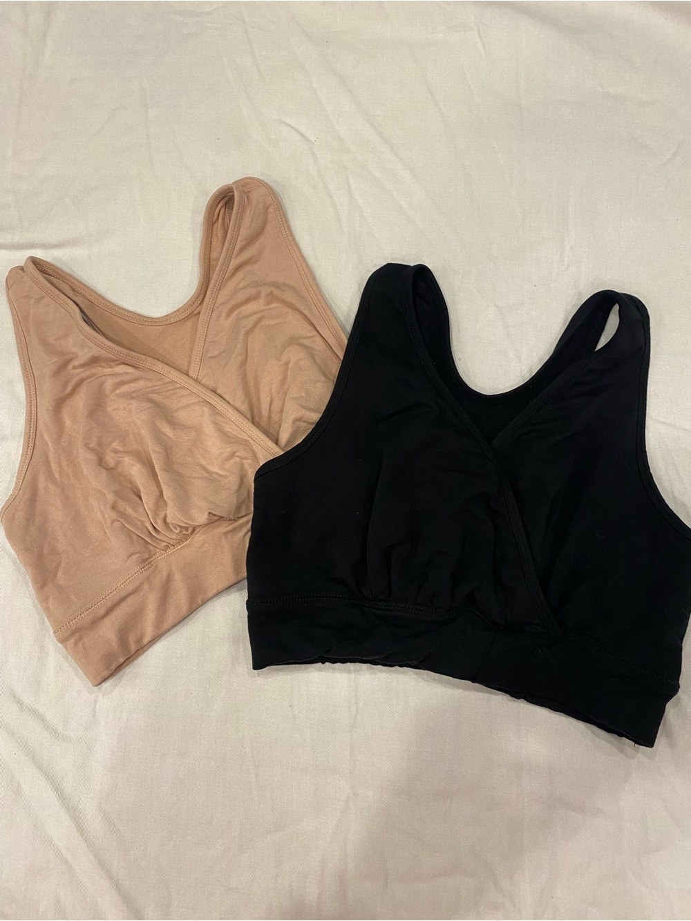 Kindred Braverly Davy Piper Maternity & Nursing Bras Set of 2 Large